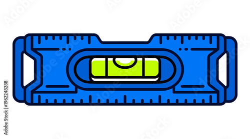 Blue Torpedo Spirit Level Tool.
