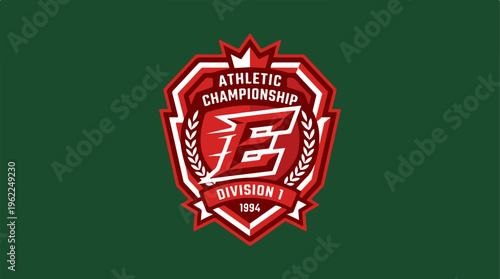 Division I athletic championship logo.