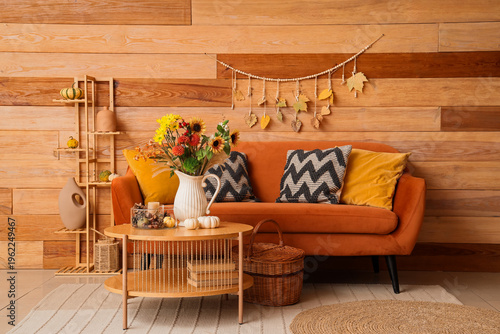 Interior of living room wit...