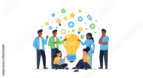 Team Brainstorming and Idea Generation: Diverse Group Cultivating Innovation & Creative Solutions