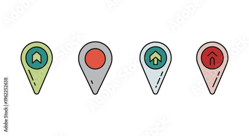 Free Download Trail Marker Line art vector minimal colorful shapes - GFXLoad