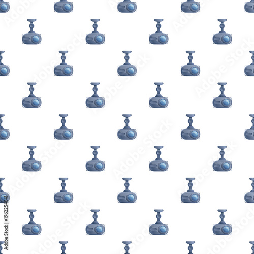 Dash cam pattern for automotive video recording and vehicle safety concept