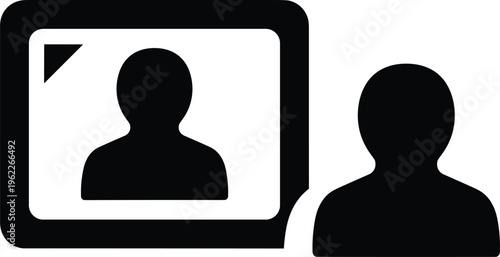 user, profile, icon, avatar, identification, id, card, identity, person, silhouette, account, login, interface, ui, ux, design, symbol, personal, data, access