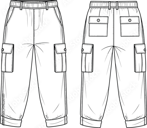 Technical CAD drawing fashion flat of a women's halter neck mini dress with gathered bodice and asymmetrical diagonal ruffle tiers