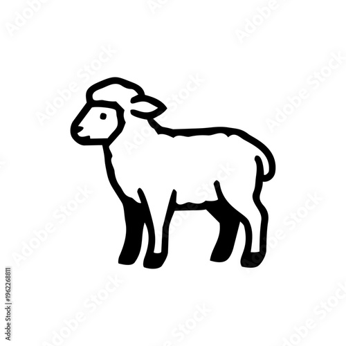Lamb of God Icon Easter Christian Sacrifice Symbol