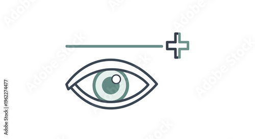 Conceptual representation of vision, eye care, and the process of improvement and vision