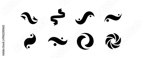 Abstract black texture for design backgrounds