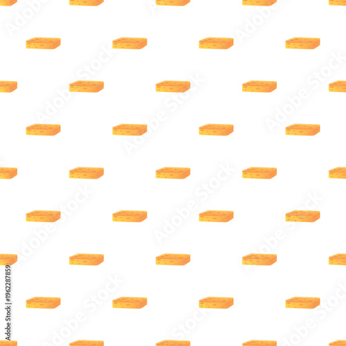 Repeating square cheese blocks creating a seamless texture or wallpaper design