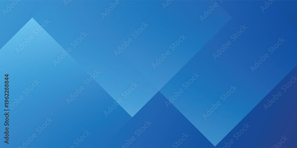 Obraz premium Abstract background with blue overlapping geometric squares.