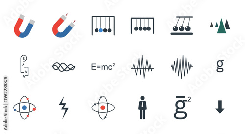 Conceptual illustration depicting scientific concepts and fundamental principles in visual form