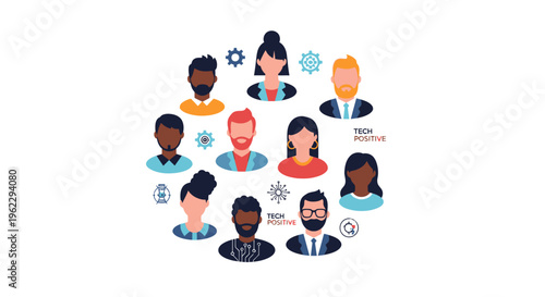 Diverse Avatars Embracing Technology Positively: A Global Community Focused on Human-Centered Innovation and Digital Inclusion
