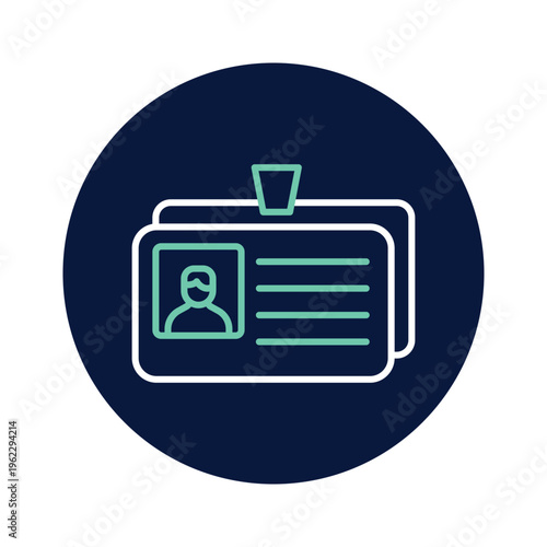 Id Card vector, pixel perfect, illustrator file