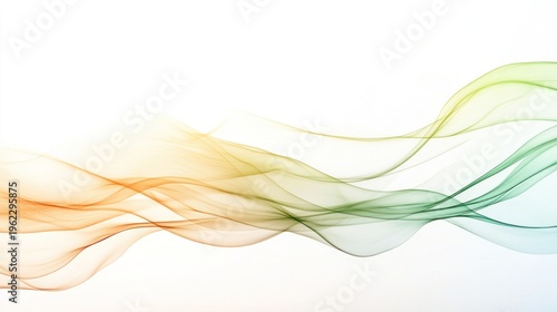 Abstract Pastel Wave Art: Elegant and fluid lines of pastel hues dance gracefully across the canvas, creating a sense of serene movement and ethereal beauty. 