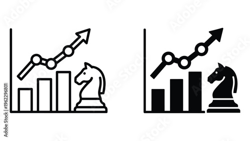 Black silhouette of person climbing stairs with briefcase