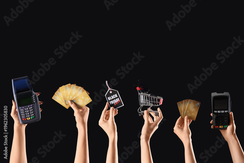 Female hands with payment t...