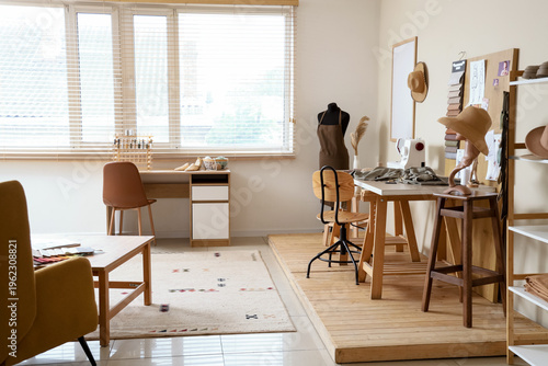Interior of stylish atelier...