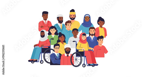 Unity in Diversity: Inclusive Multicultural Group with Disabilities and Diverse Backgrounds