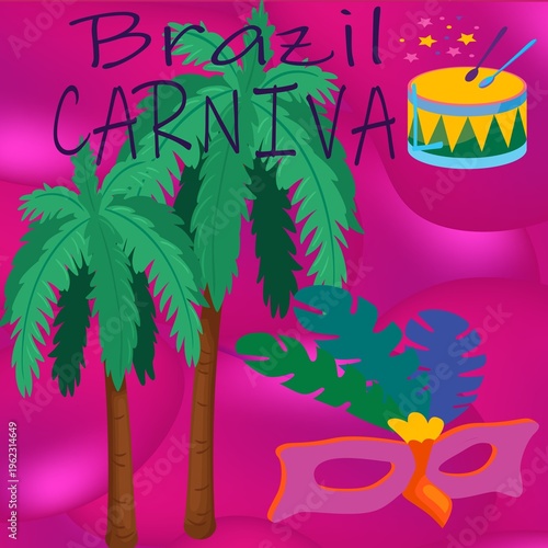 Rio, Brazil: special group, during the carnival in the city of Rio de Janeiro on Sapucaí de Sapucai street