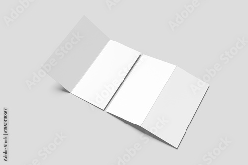 Blank Bifold Mockup