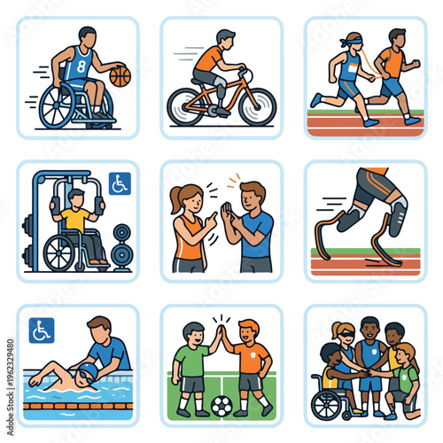 People with disabilities sports 1.
