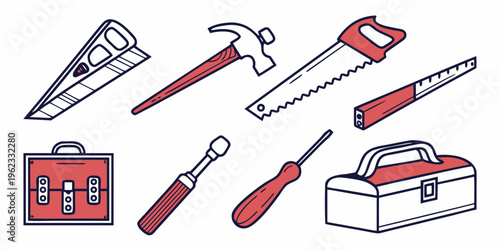 A set of tools for construction and repair