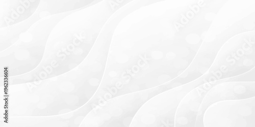 An abstract white silk background featuring smooth waves and luxury satin textures with flowing light curves for a soft textile wallpaper design