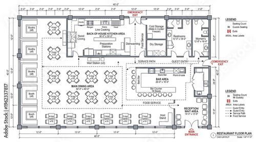 Detailed architectural CAD design floor plan with measurements and annotations for construction purposes