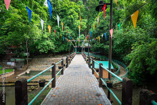 Obraz na płótnie radon pool in Kanchanaburi Province, Thailand
