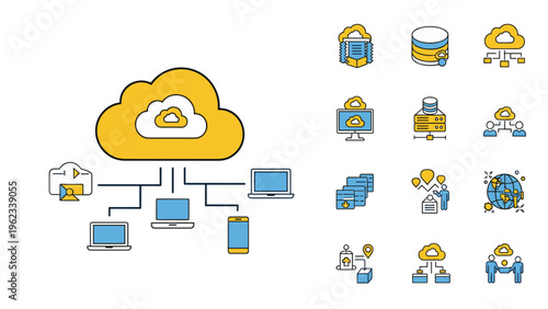 Digital cyber hacker silhouette behind a laptop displaying a skull email for viral content and security warning signs.