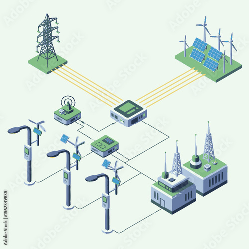 Smart Grid Technology for Renewable Energy Distribution.