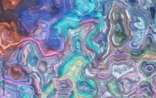 Abstract organic cellular texture background. Colorful bubble liquid pattern. Vibrant fluid art design