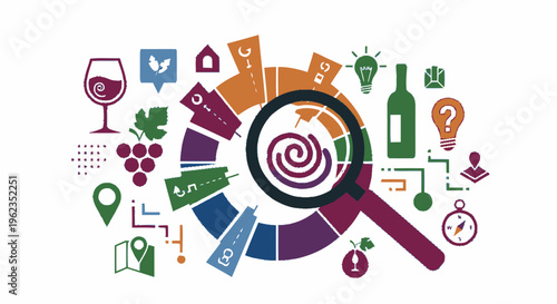 Wine tasting analysis and exploration concept.