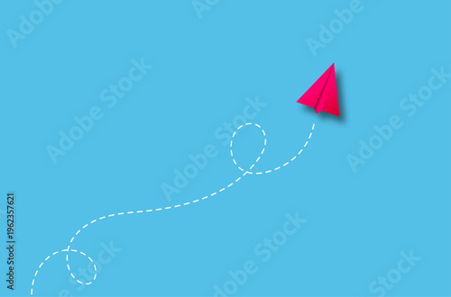 aereo di carta, inviare messaggio, concetto comunicazione, messaggio, cambiare direzione