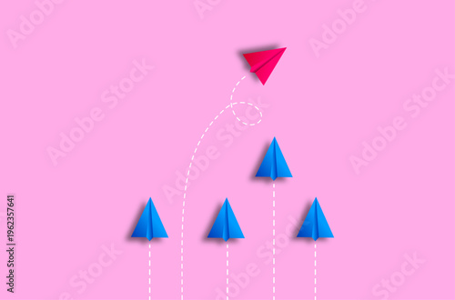 aereo di carta, inviare messaggio, concetto comunicazione, messaggio, cambiare direzione