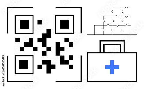 QR code technology. QR codes provide access, link resources, and streamline processes. QR code applications span healthcare, problem-solving, education, and connected services for digital