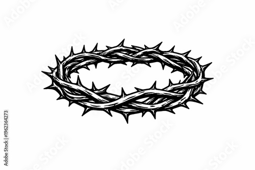 Crown Of Thorns Jesus Suffering Good Friday Symbol