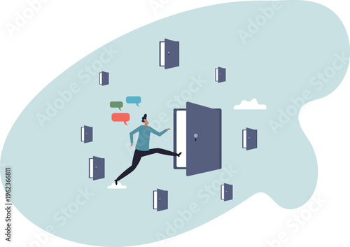 Exit interview, employee feedback before leaving or resignation, staff suggestion to HR human resources.human life and situation.