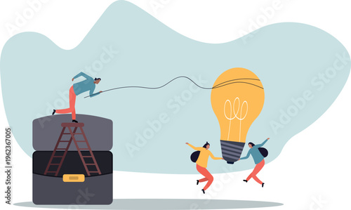 Brainstorming for new idea, teamwork collaboration for business development,human life and situation.