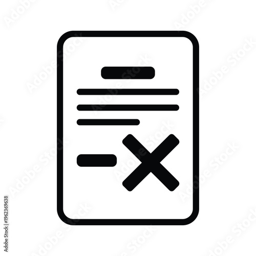 A document icon with a crossed-out equation symbol indicating invalid or unsupported content