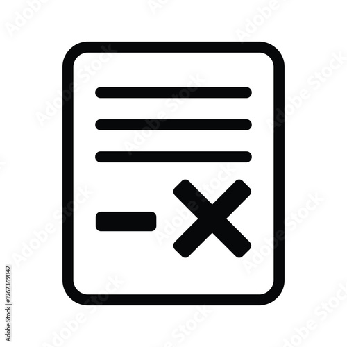 Icon indicating disabled or unavailable calculator function on a device