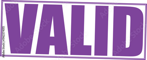 Vector valid stamp graphic, approved seal, certified mark for documents