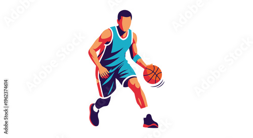 Professional basketball player in action.