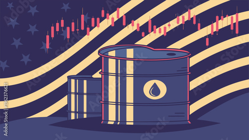 Oil market surge caused by geopolitical instability and tensions around Strait of Hormuz shipping route.
