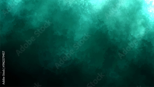 Mysterious moody aqua abstract backdrop, ethereal aqua smoke and fluid ambiance, and flowing atmospheric teal and artistic cloud and texture.