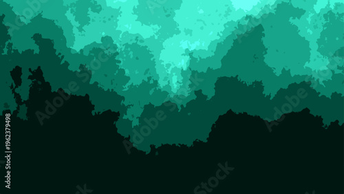 Abstract dark teal watercolor background with fluid art and textured illustration and smooth creative design artistic nature graphic, serenity and artistic imagination and minimalist modern element.