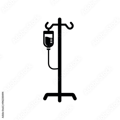 IV Drip Stand Icon.
