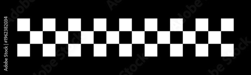 Black and white finishing point of race road marking sign. Winning road point ending line paint of competition or race. Vector illustration.