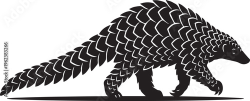 Pangolin Scaly Anteater Wildlife Silhouettes