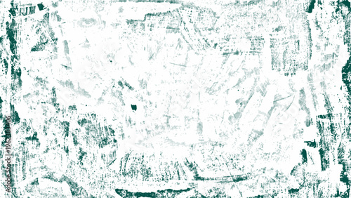 Abstract texture of green paint strokes on the canvas creating intriguing background pattern and artsy design and grunge look and textured layers and creative style and artistic expression