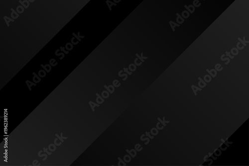 ダークグレーの斜めストライプとグラデーションが重なるシンプル背景デザイン　黒
